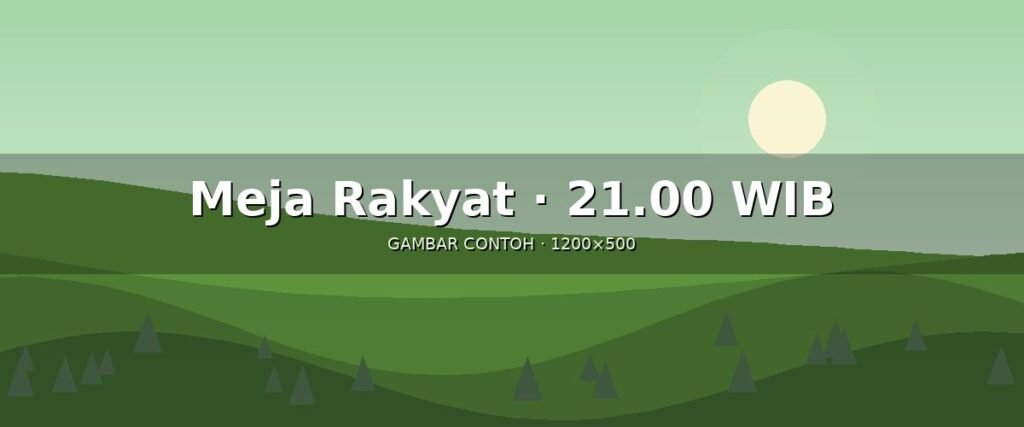 Meja Rakyat